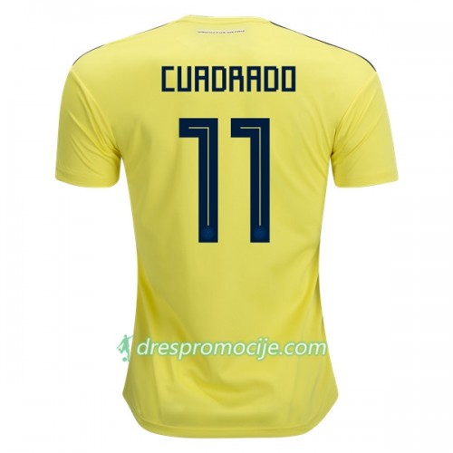 Kolumbija Dres Cuadrado 11 Domaći Svjetsko prvenstvo 2018 Kolumbija Dres Cuadrado 11 Domaći Svjetsko prvenstvo 2018